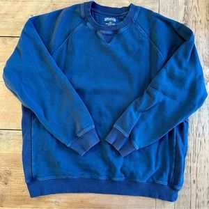 Duluth Trading Co Blue Heavyweight Crewneck Sweatshirt Men’s Size XLT